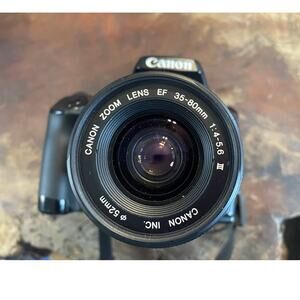 Used/Fair-Canon EOS 1000D 10.1mp dslr w/EF 35-80mm f/4-5.6 III (SC: 12036)